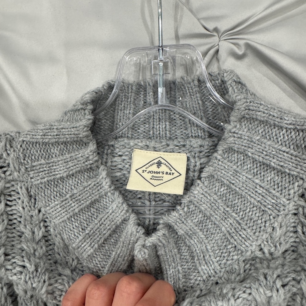 St. John's Bay Women's Gray Sweater